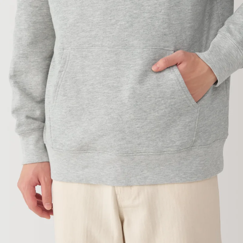Sudadera con capucha de punto slub para hombre