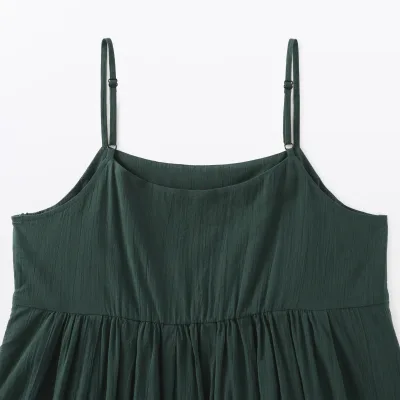 Vestido de alças em veil de high twist para mulher