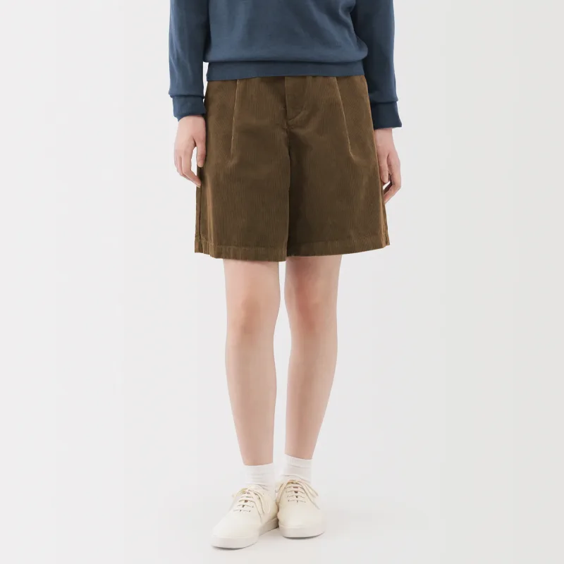 Culottes i kordfløjl med kapokblanding