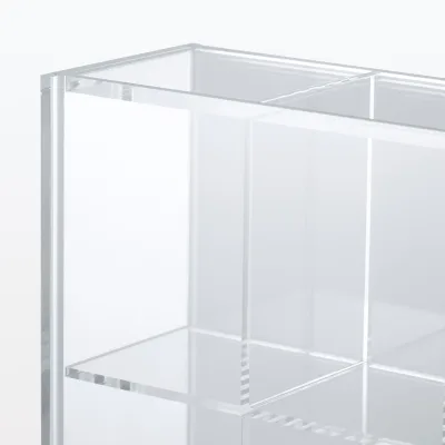 Transparante acryl opbergbox met deksel