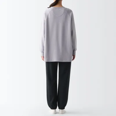 Celana Training Stretch French Terry Wanita MUJI