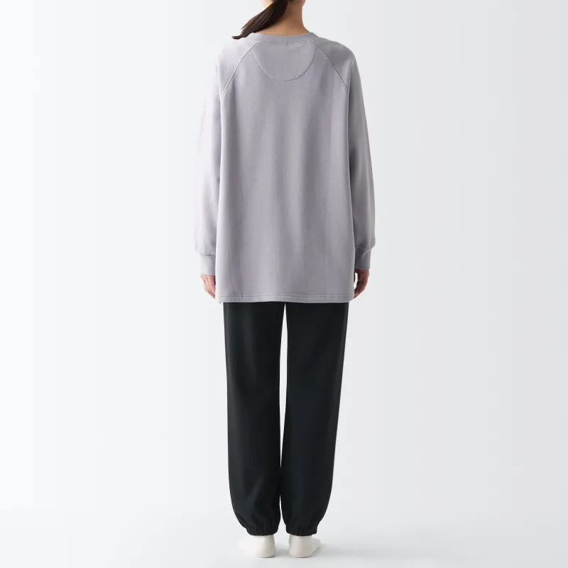 Celana Training Stretch French Terry Wanita MUJI