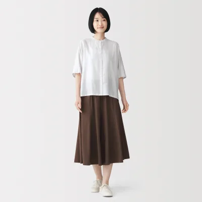 Lyocell Blend Skirt Pants