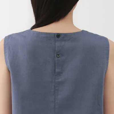 Women's Hemp Cotton Sleeveless Blouse