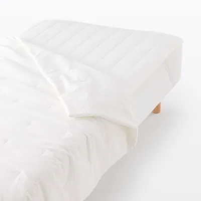 Cotton Seersucker Quilted Pad - Double
