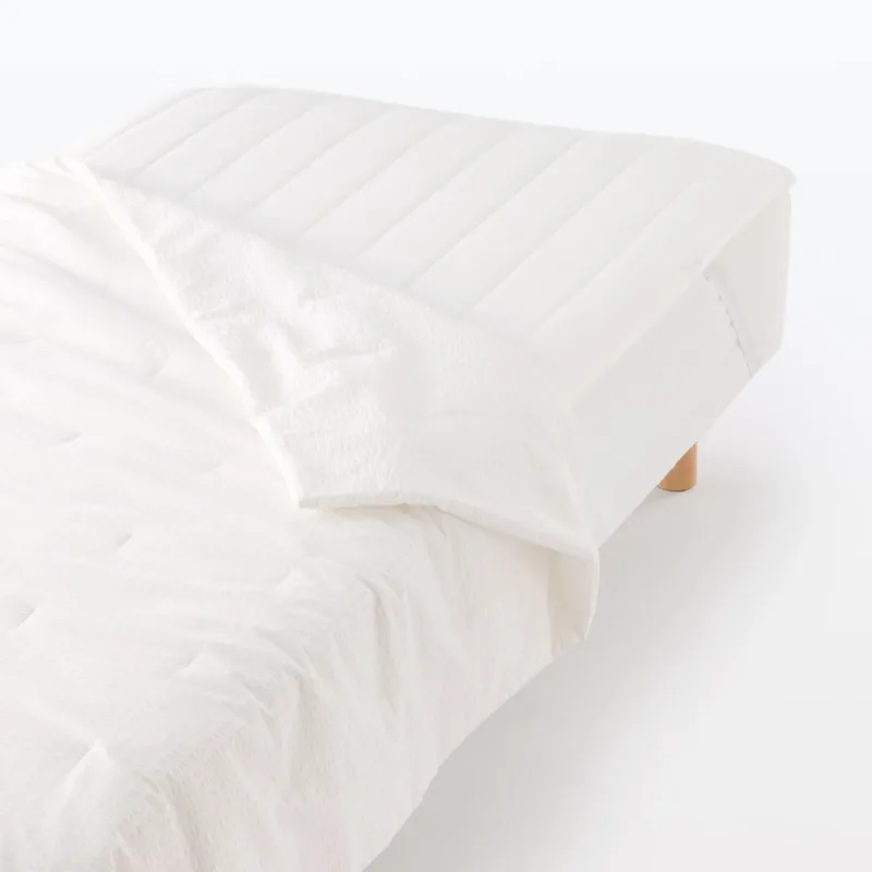 Cotton Seersucker Quilted Pad - Double