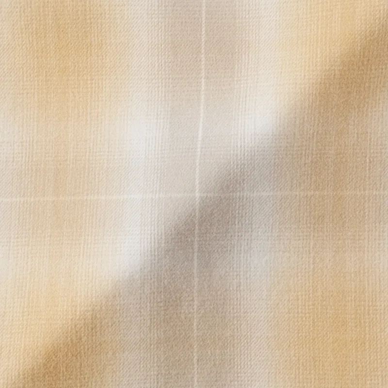 MUJI Herren Gebürstetes Baumwoll-Flanellhemd mit Knopfleiste für Herbst und Winter