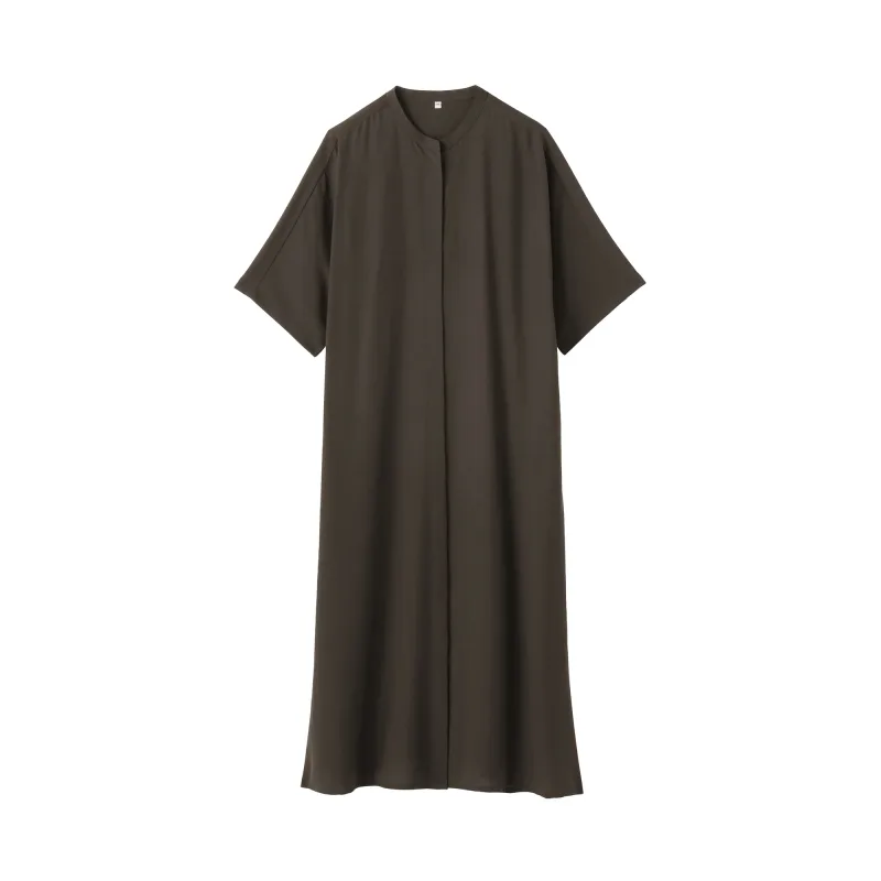 Lyocell Blend Half Sleeve Dress
