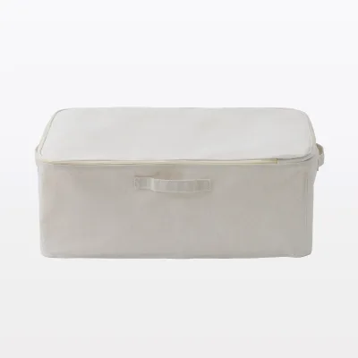 Polyester Linen Soft Box Clothes Case - Large