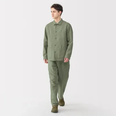 Miesten hamppusekoitus-twill-työpusakka