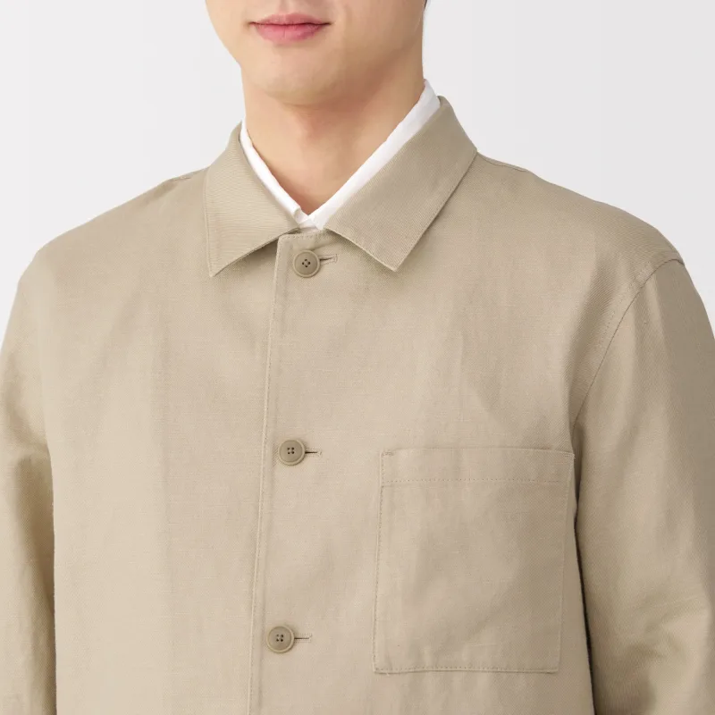 Miesten hamppusekoitus-twill-työpusakka