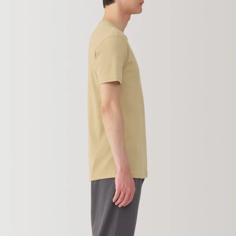 Men's Moisture-Wicking Cotton Crewneck T-Shirt