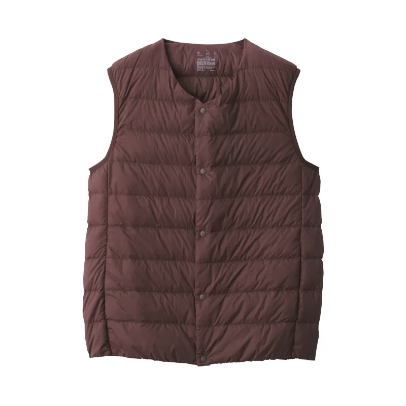Men's Lightweight Down Collarless Vest