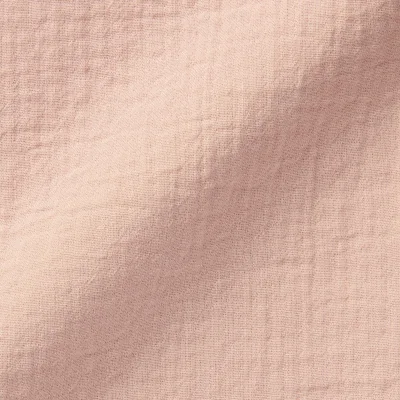 Women's Crinkle Gauze Stand Collar 3/4 Sleeve Pajamas