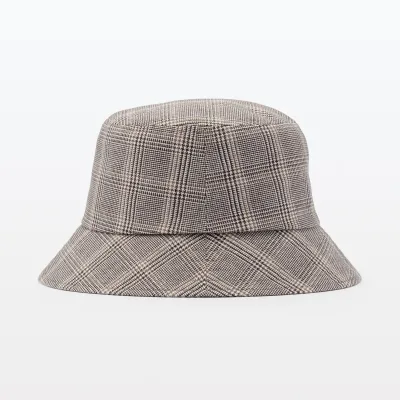 Bucket hat i flanell