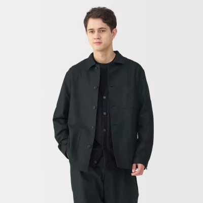 Miesten hamppusekoitus-twill-työpusakka