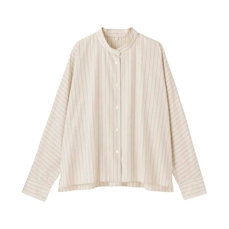 Labo Poplin Stand Collar Shirt