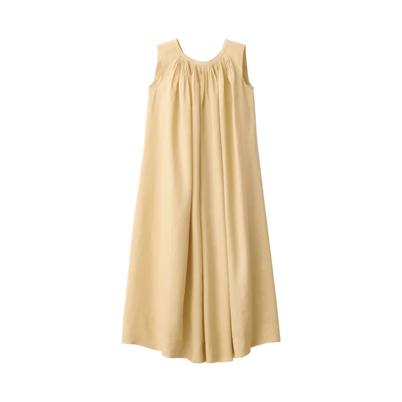 Labo Women's Ramie Fabric Sleeveless Dress