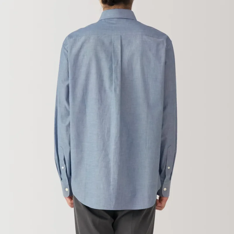 Camisa de sarja lavada para homem