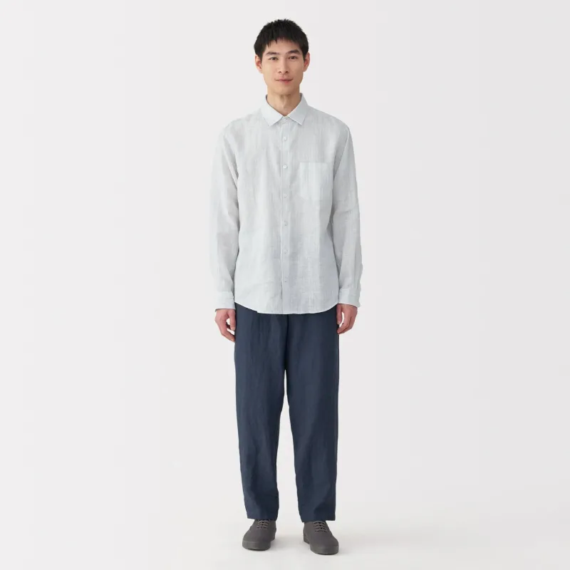 Men's Washed Linen Shirt