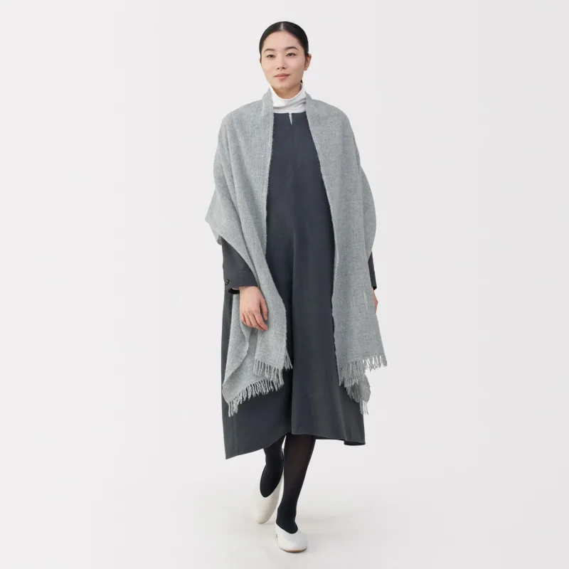 Fluffy Wool Blanket Stole