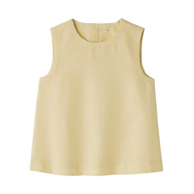 Women's Hemp Cotton Sleeveless Blouse